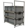 Wohnmobil Regal Aluminium Tower 4 - 900 - mit 3 Auszügen